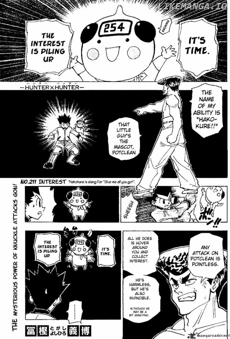 Hunter x Hunter, Chapter 211 image 02